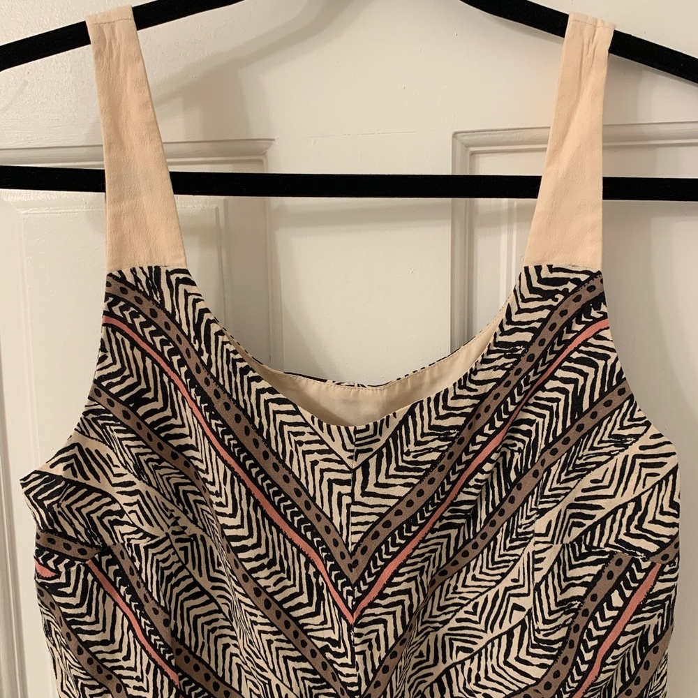 LOFT Flowy Patterned Sleeveless Dress Sz 10P